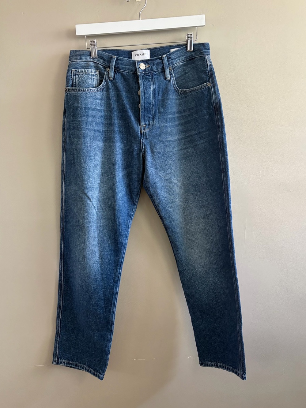 FRAME Le Original High Rise Straight Jeans Size 29 - Picture 3 of 8